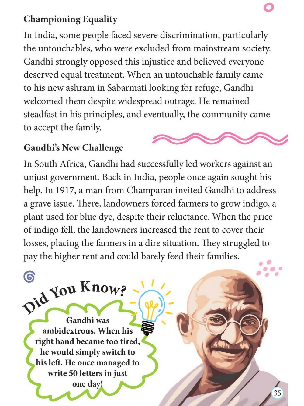 Dreamland Publications Mahatma Gandhi Icons of Inspiration Illustrated Biography For Kids | Grocsy