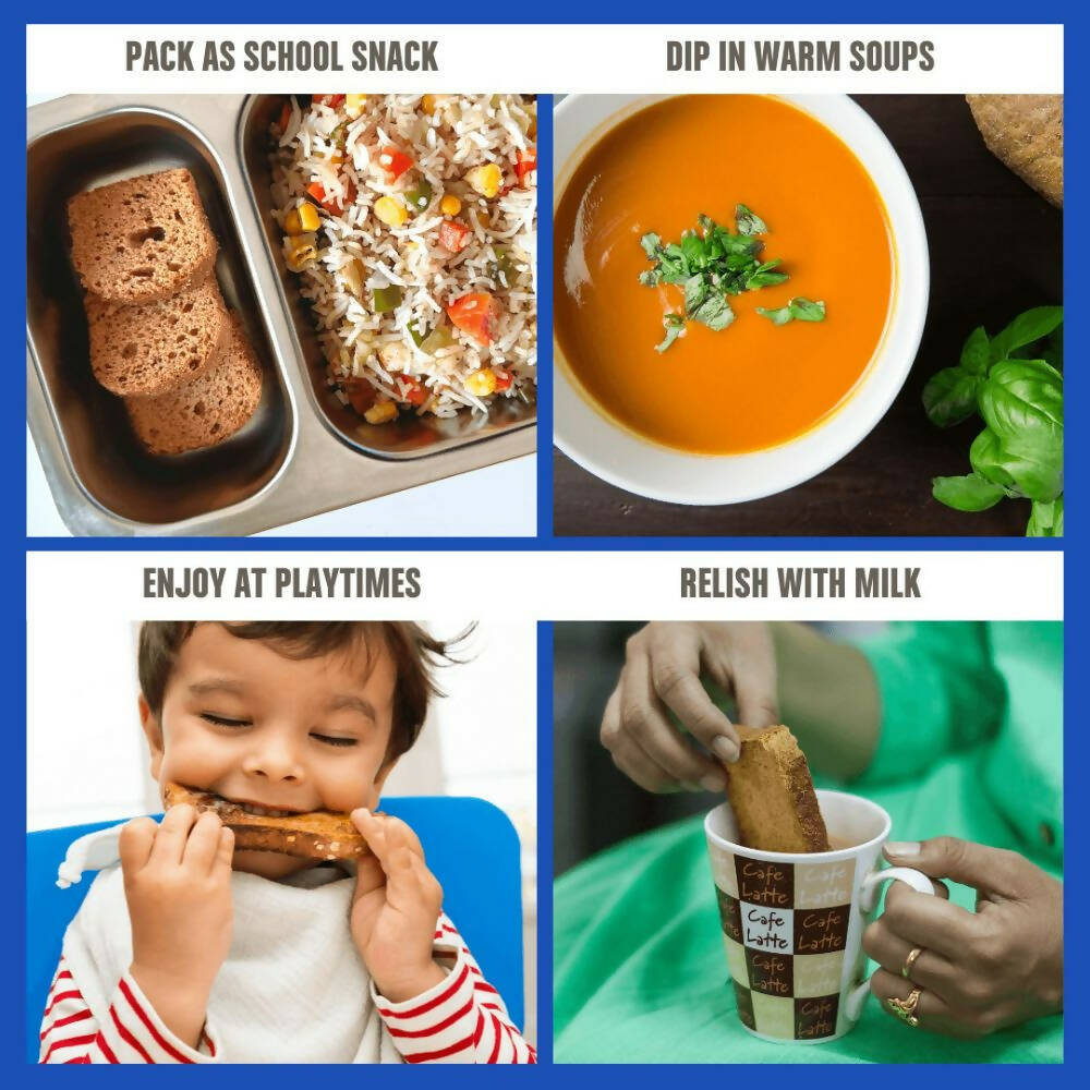 Early Foods Ragi Millet Rusk | Grocsy