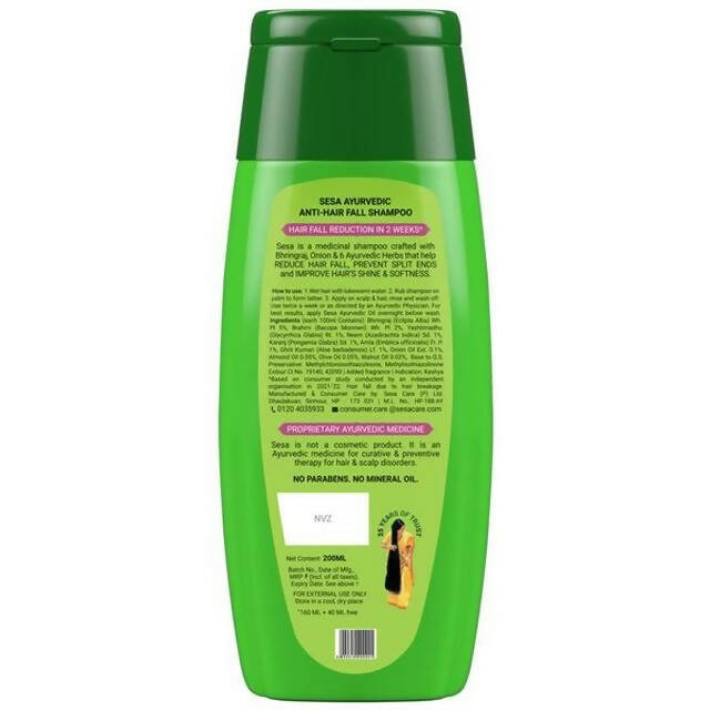 Sesa Ayurvedic Anti-Hair Fall Onion Shampoo | Grocsy