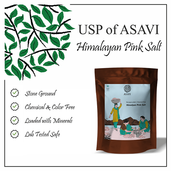 Asavi Stone Grounded Himalayan Pink Salt | Grocsy
