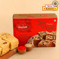 Zardosi Lustrous Rakhi And Soan Papdi Combo | Grocsy