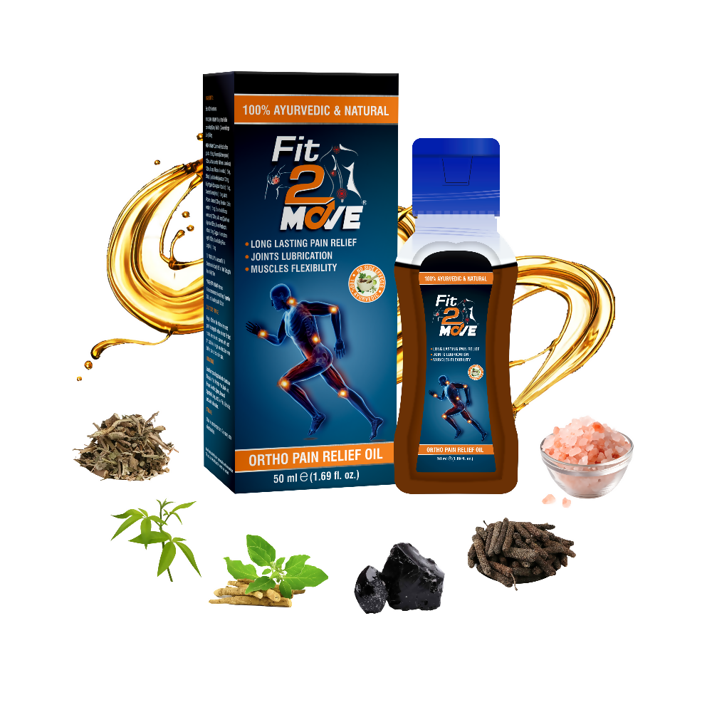 Satya Pharmaceuticals Ayurveda Fit-2 Move Ortho Pain Relief Oil | Grocsy
