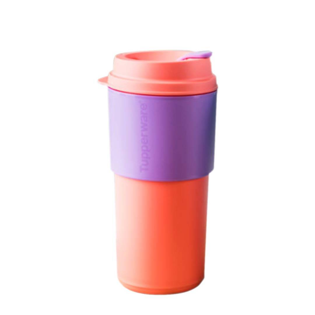 Tupperware Plastic Tumbler - 490ml (Pink) | Grocsy
