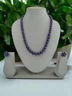 Inhanns Spectrum Everyday Pearl Sets - Single Strand - Purpale | Grocsy