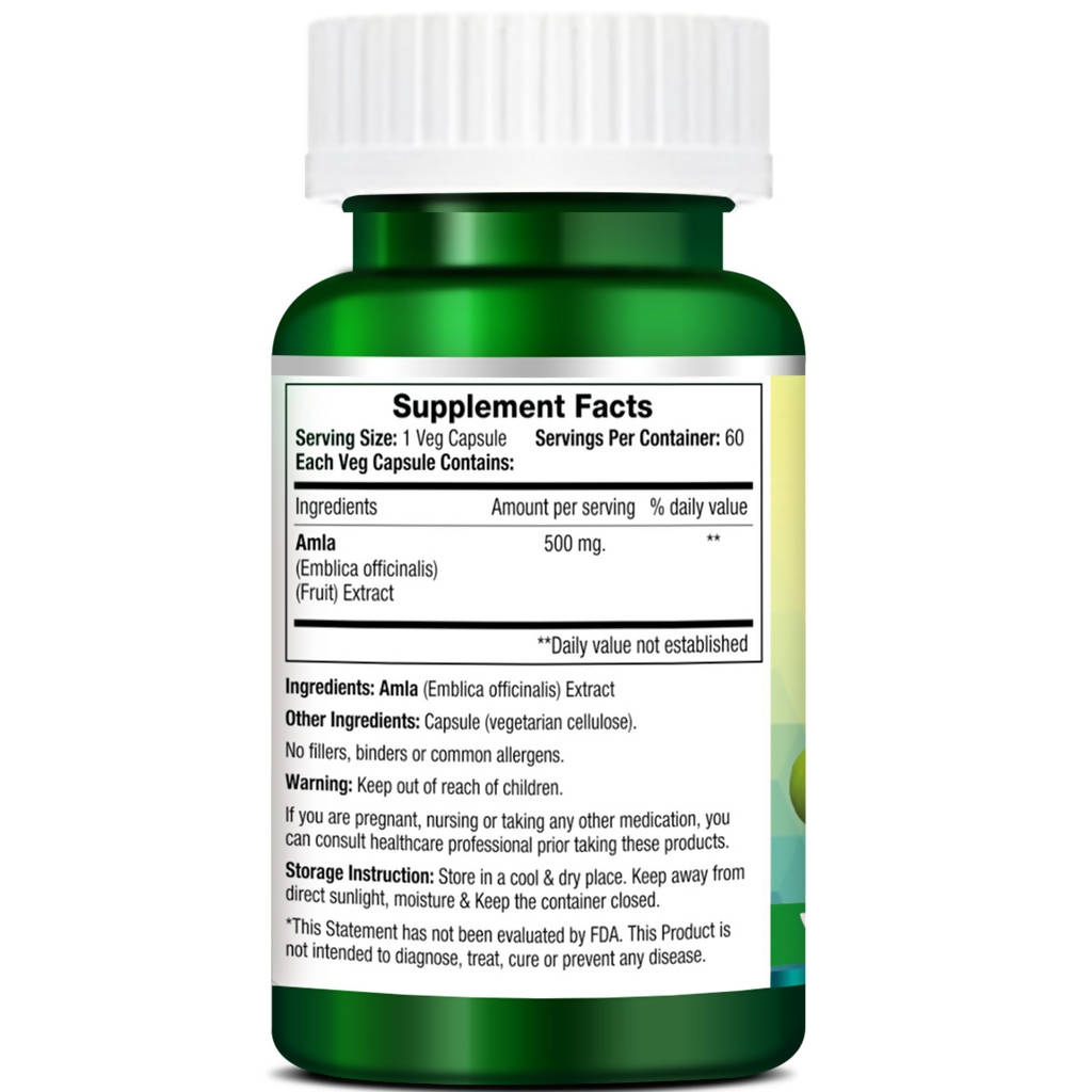 Morpheme Remedies Amla Capsules | Grocsy