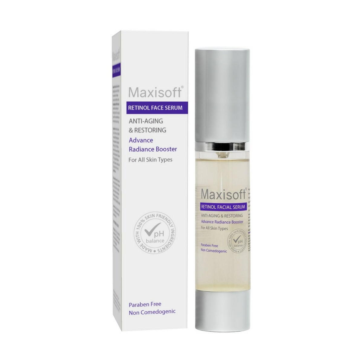 Maxisoft Retinol Face Serum | Grocsy