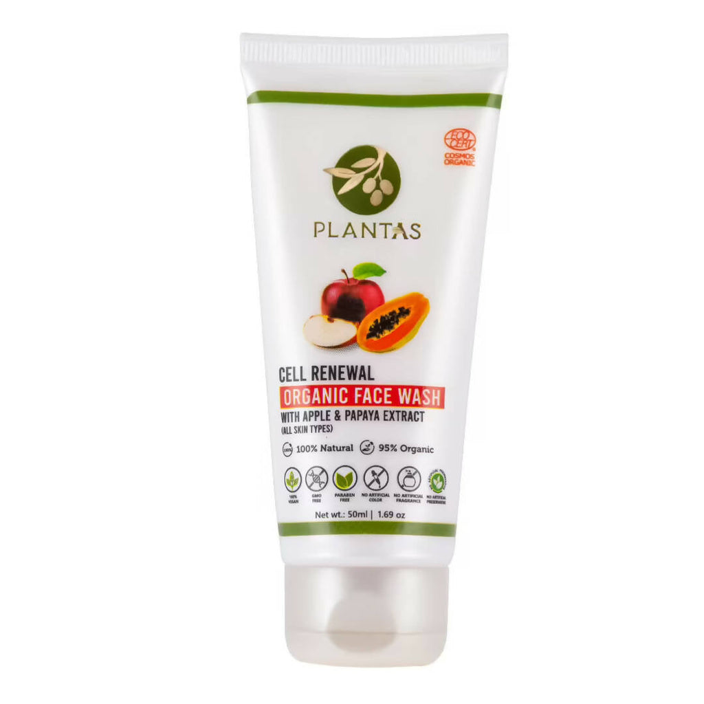 Plantas Cell Renewal Organic Face Wash | Grocsy