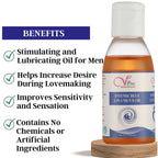 Vigini Plus Natural Actives Intense Blue Men's Stamina Booster Lubricant Delay Oil | Grocsy