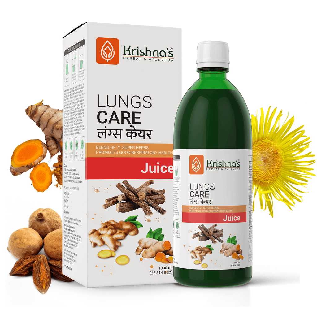 Krishna'S Herbal & Ayurveda Lungs Care Juice | Grocsy