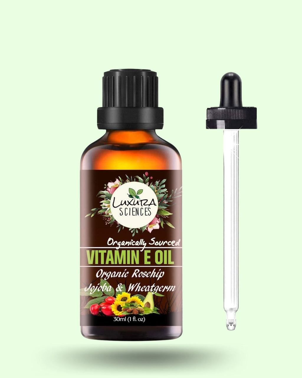 Luxura Sciences Organic Vitamin E Oil | Grocsy