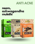 Luxura Sciences Natural Skin Care for Anti Acne - Neem + Ashwagandha + Mulethi | Grocsy
