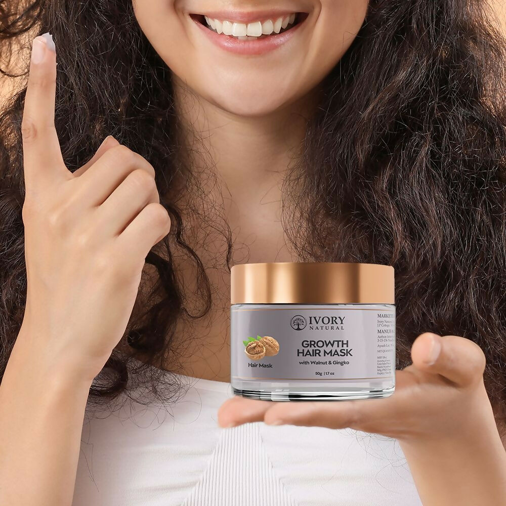 Ivory Natural Growth Hair Mask For Thicker Long And Healthier Hair | Grocsy