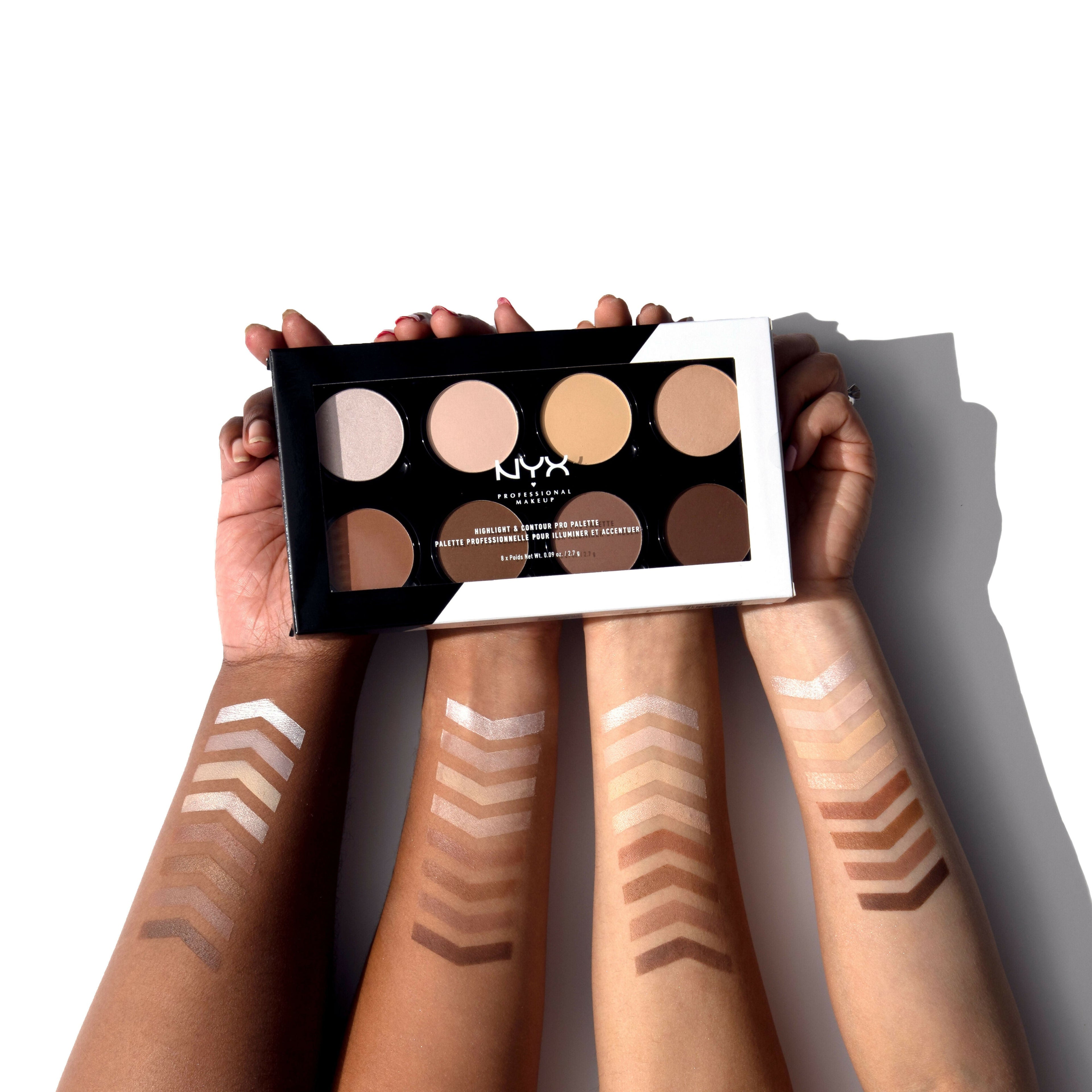 NYX Professional Makeup Highlight & Contour Pro Palette Matte Finish (HCPP01) | Grocsy