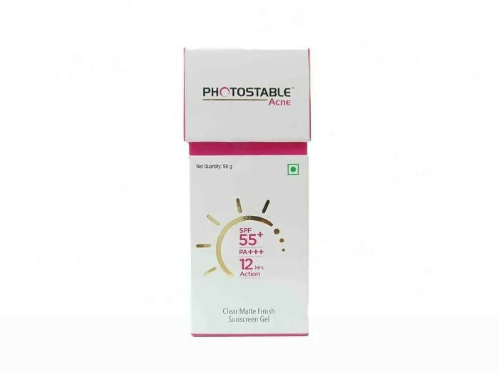 Photostable Acne SPF 55+ PA+++ Clear Matte Sunscreen Gel | Grocsy
