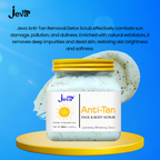 Jeva Anti-Tan Detox Scrub - Skin Brightening & Tan Removal Gel | Grocsy
