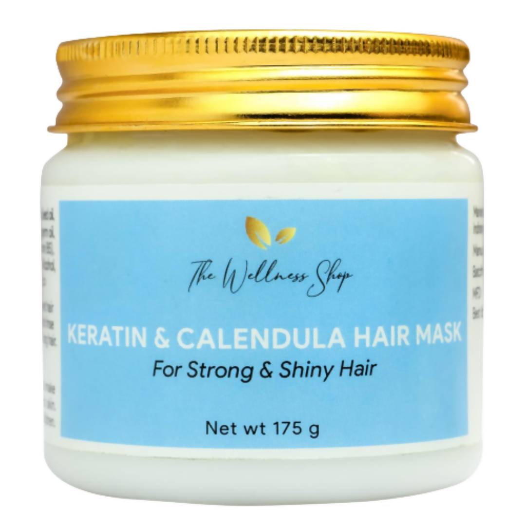 The Wellness Shop Keratin & Calendula Hair Mask | Grocsy
