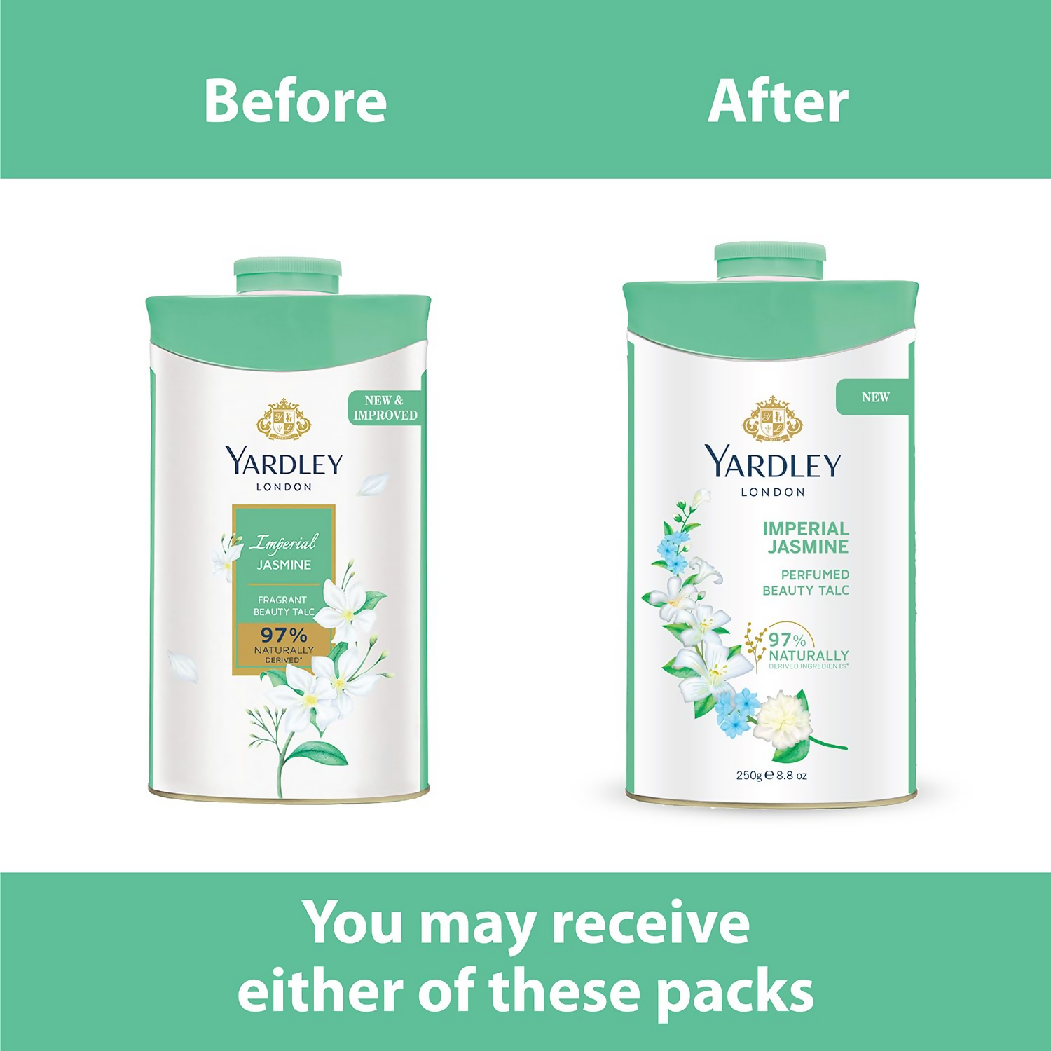 Yardley London Imperial Jasmine Perfumed Talc | Grocsy