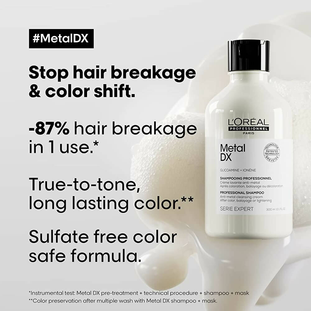 L'Oreal Paris Metal Dx Shampoo & Hair Mask Combo-Serie Expert | Grocsy