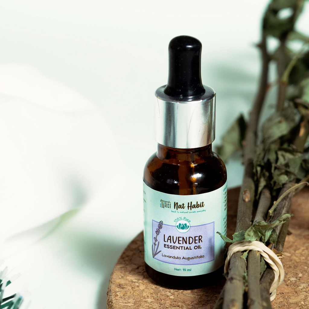 Nat Habit Lavender Essential Oil For Healthy Hair Growth | Grocsy