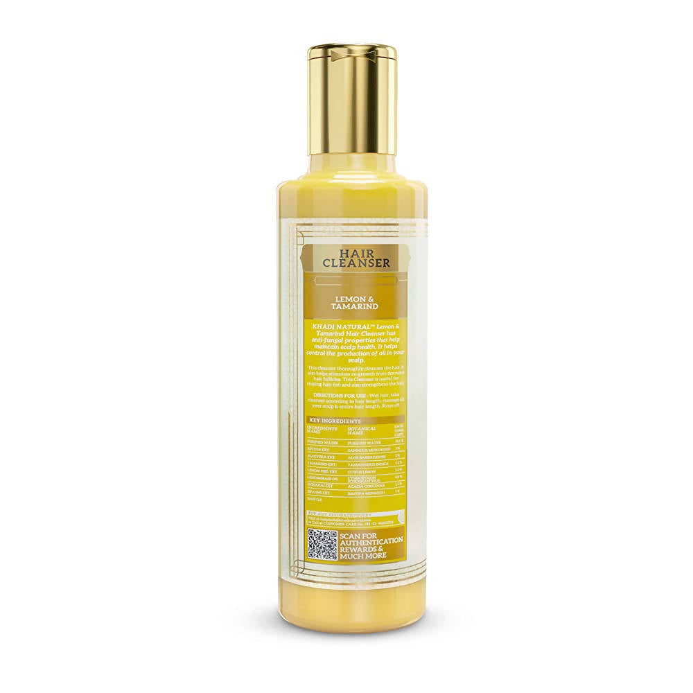 Khadi Natural Lemon & Tamarind Hair Cleanser | Grocsy