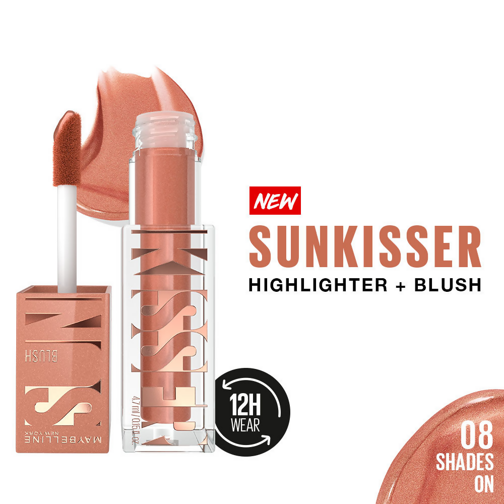 Maybelline New York Sunkisser Highlighter + Blush - Shades On | Grocsy
