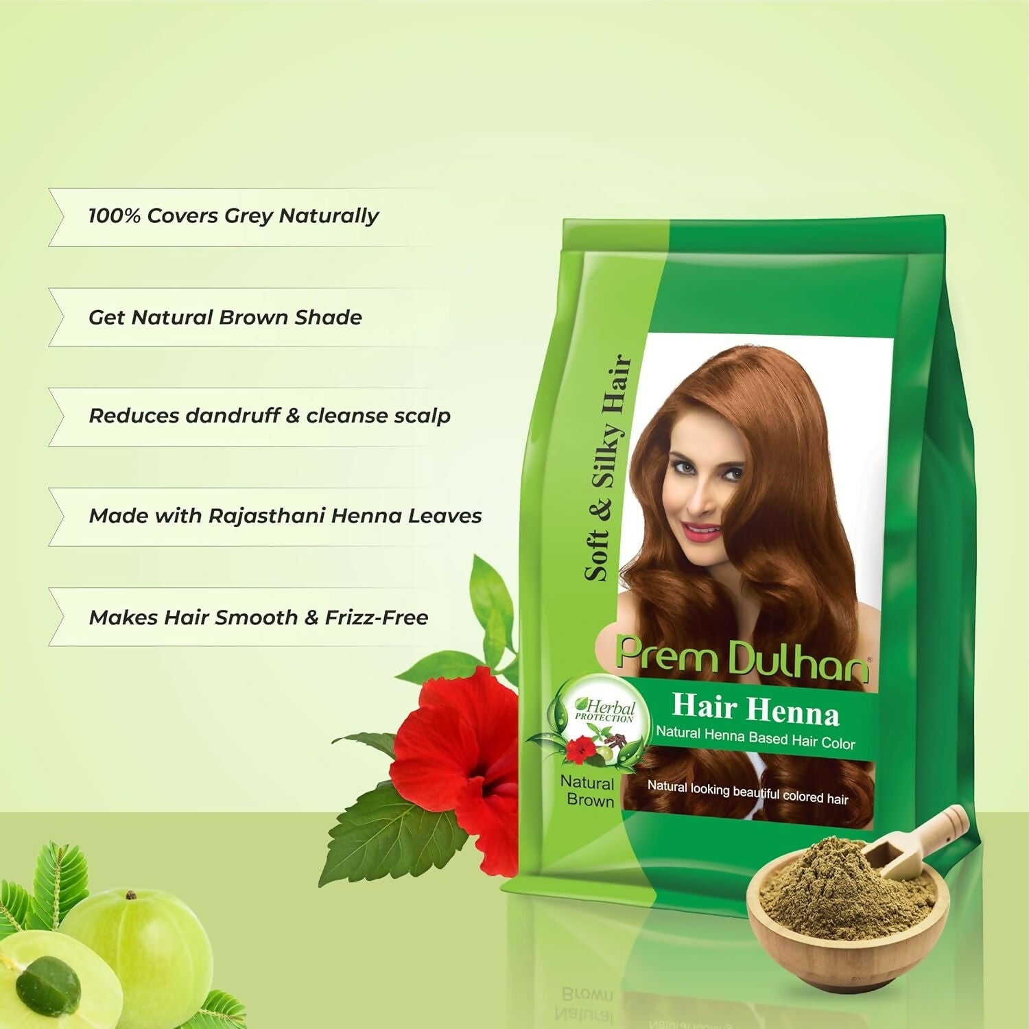 Prem Dulhan Hair Henna Natural Henna Based Hair Color | Grocsy