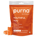 Purna Gummies Superfruits Collagen Mixed Fruit Flavour Gummies for Hair and Skin | Grocsy