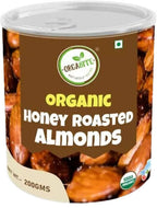 Orgabite Organic Honey Roasted Almonds | Grocsy