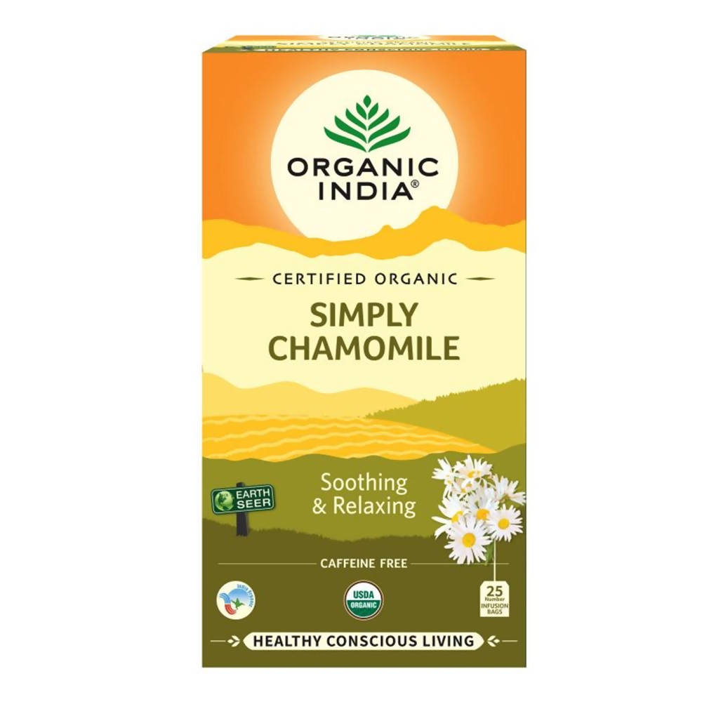 Organic India Simply Chamomile Tea Bags | Grocsy