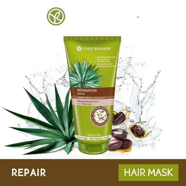 Yves Rocher Repair 2 In 1 Balm Hair Mask | Grocsy