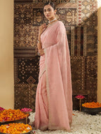 kasee Embellished Zari Pure Silk Saree | Grocsy