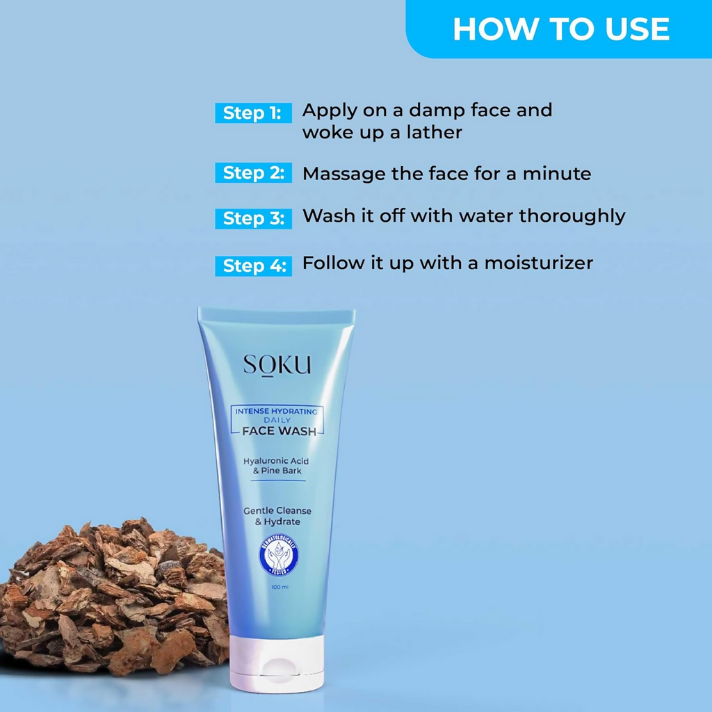 SOKU Intense Hydrating Daily Face Wash | Grocsy