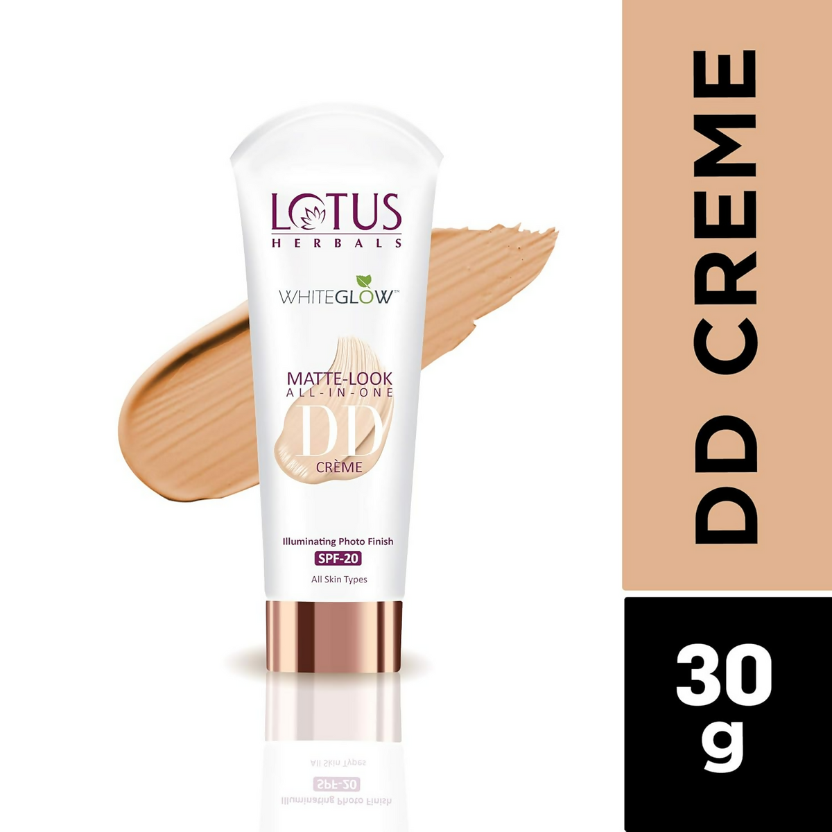 Lotus Herbals Whiteglow Matte Cream Look All In One DD Crame Spf 20 | Grocsy