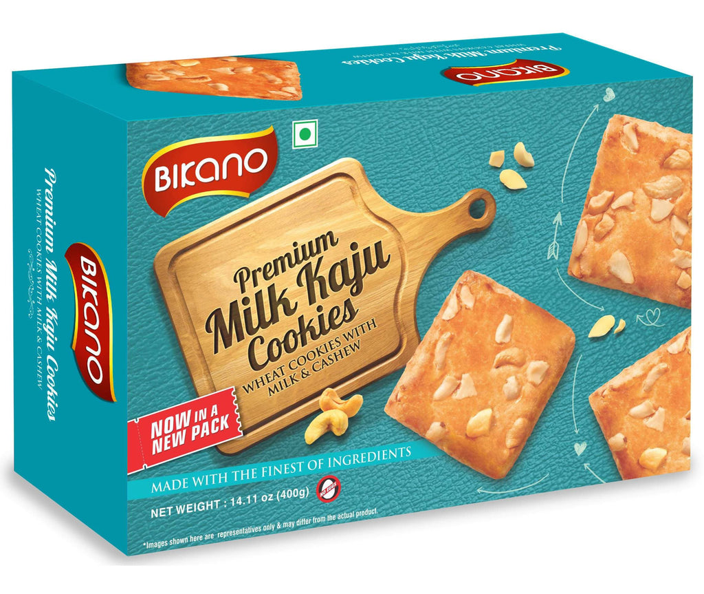 Bikano Premium Milk Kaju Cashew Cookies | Grocsy
