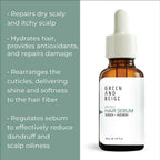 Green And Beige Recreo Sheen + Nourish Hair Serum | Grocsy