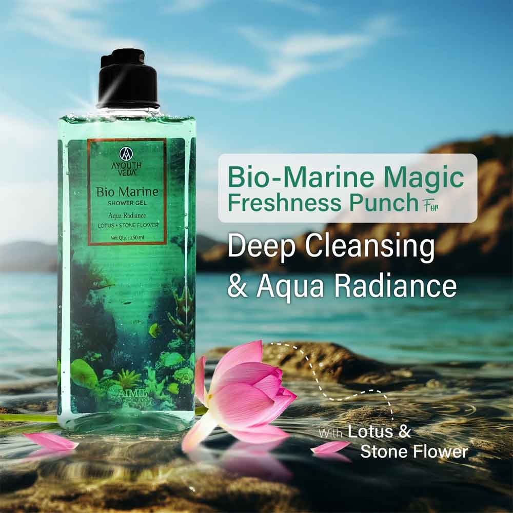 Ayouthveda Bio Marine Shower Gel | Grocsy