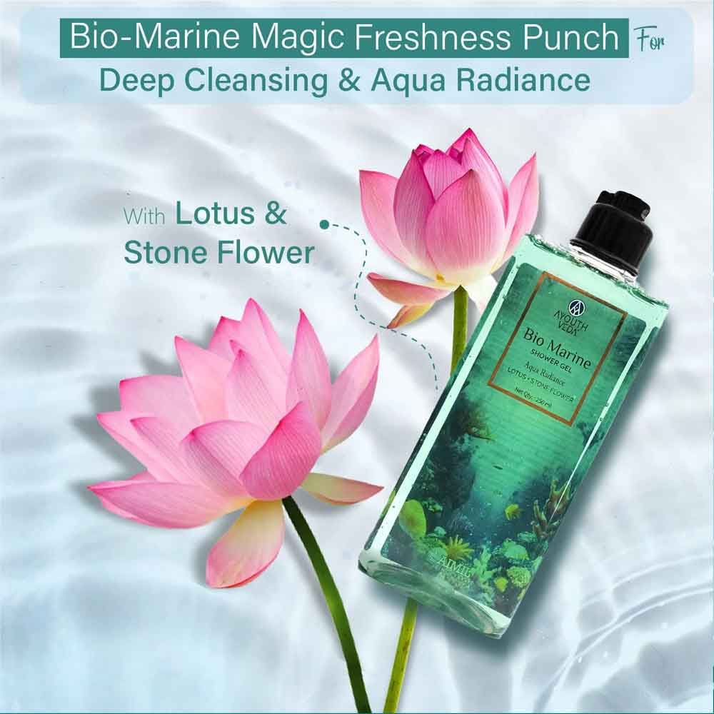 Ayouthveda Bio Marine Shower Gel | Grocsy