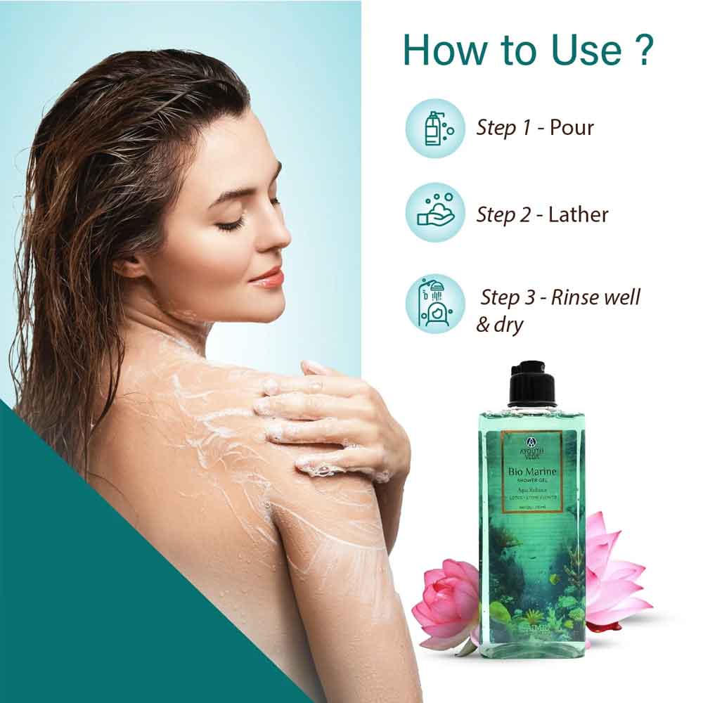 Ayouthveda Bio Marine Shower Gel | Grocsy