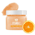 Wild Oak Vitamin C Shea Butter Sugar Scrub with AHA, Vegan Collagen & Peptides For Tan Removal & Smooth Skin | Grocsy
