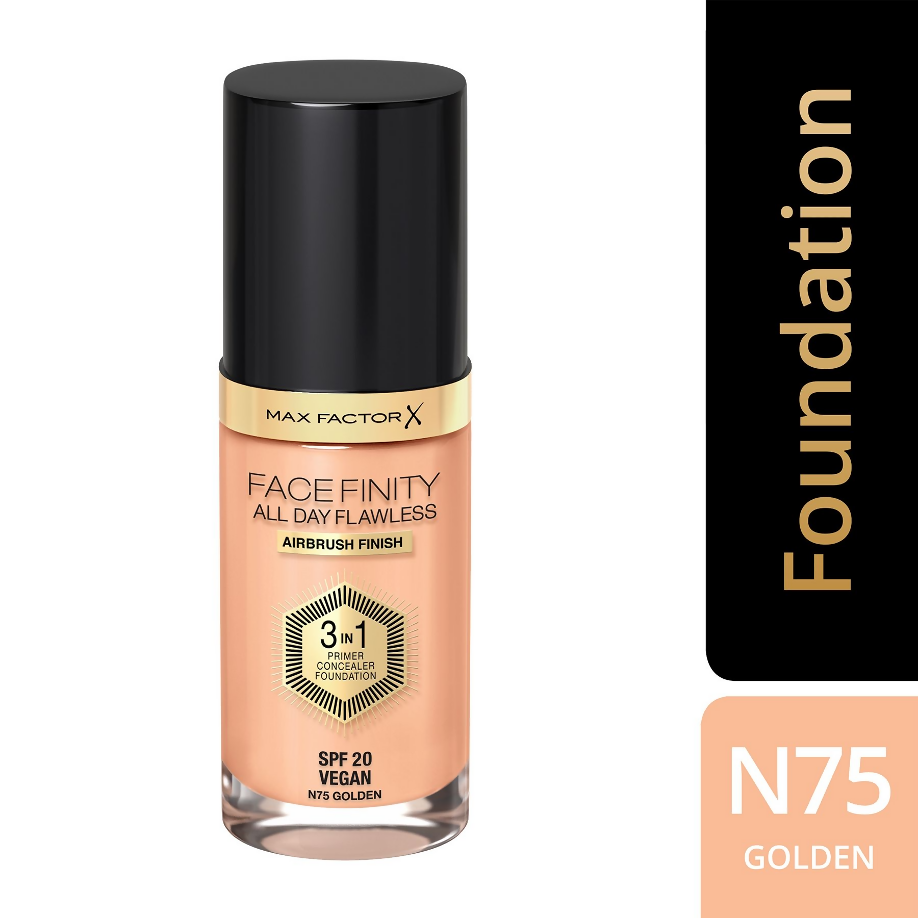 Max Factor Face Finity All Day Flawless 3 In 1 Foundation - Golden | Grocsy