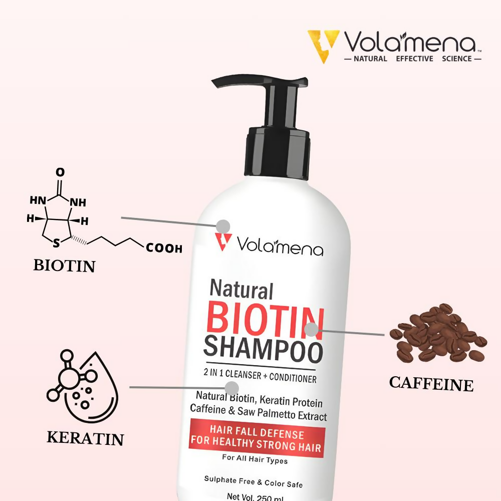 Volamena Natural Biotin 2 In 1 Shampoo | Grocsy