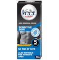 Veet Hair Removal Cream for Men - Sensitive Skin | Grocsy
