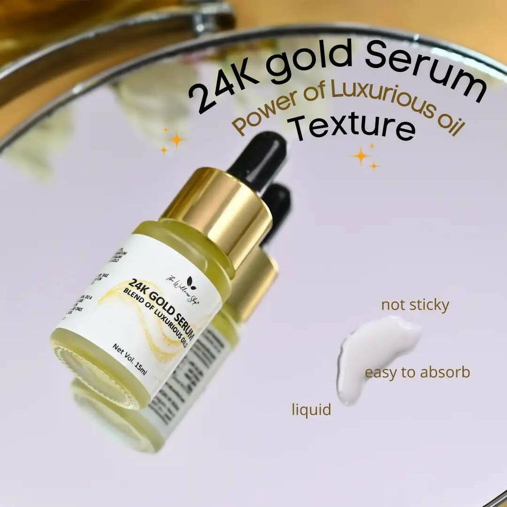 The Wellness Shop 24k Gold Serum Power Of Luxurious Oil | Grocsy