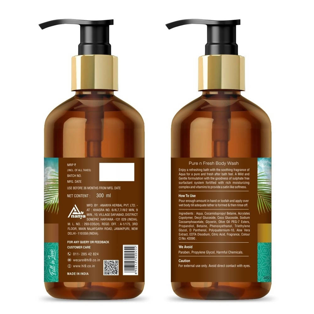 Hi9 Pure & Fresh Body Wash | Grocsy