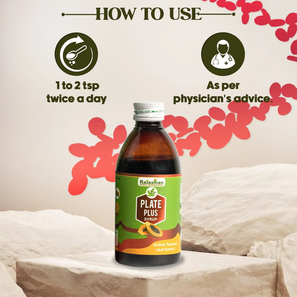 Rajasthan Herbals Plate Plus Syrup | Grocsy