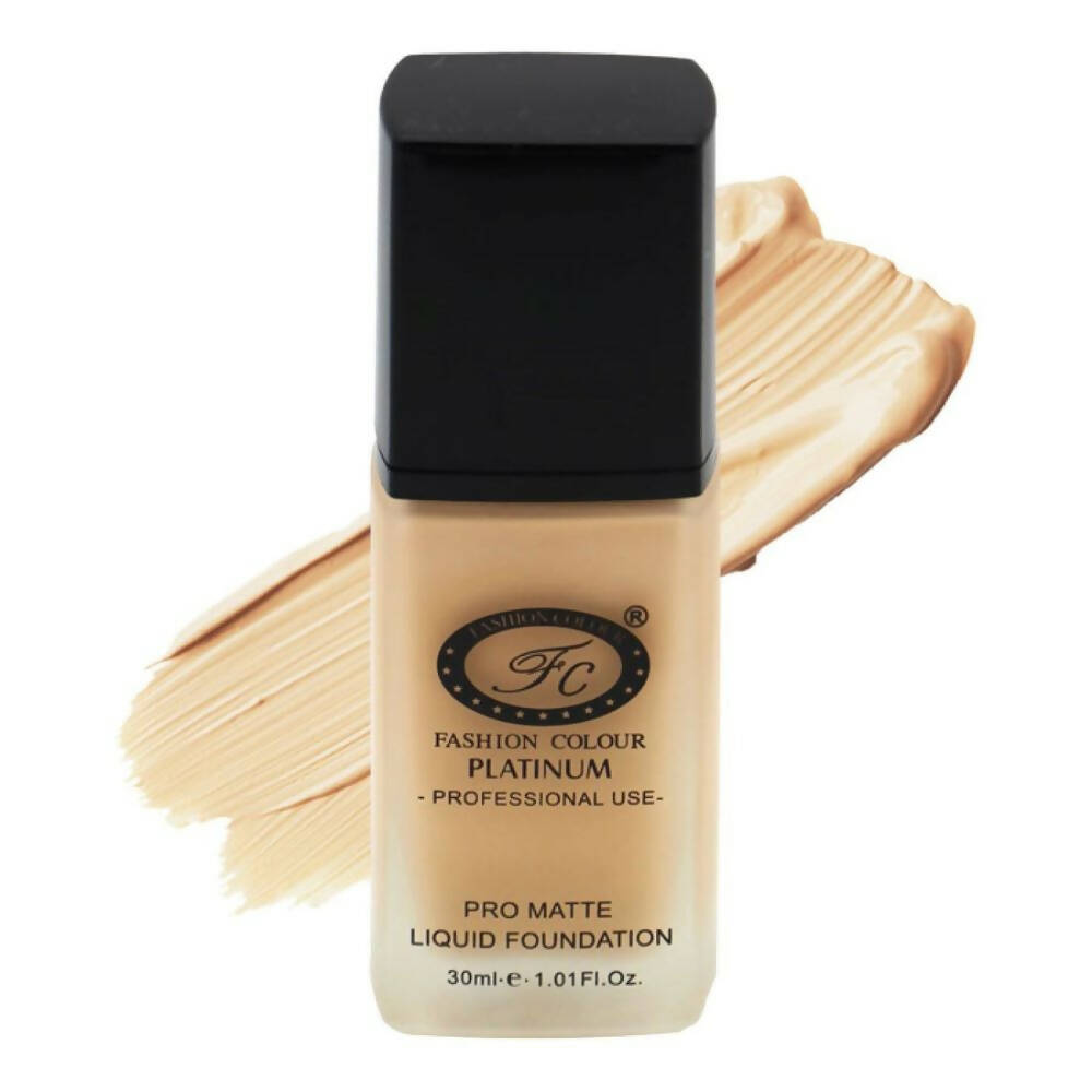 Fashion Colour Pro Matte Liquid Foundation-Ivory (Fair Skin Tone) | Grocsy