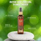 Organicos Rose Hip Facial Tonic Mist | Grocsy