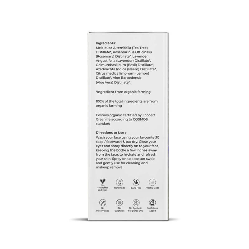 Juicy Chemistry Australian Tea Tree & Basil Water Toner for Acne-Prone Skin | Grocsy