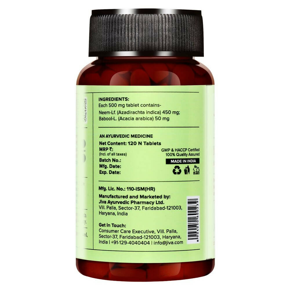 Jiva Ayurveda Neem Tablets | Grocsy