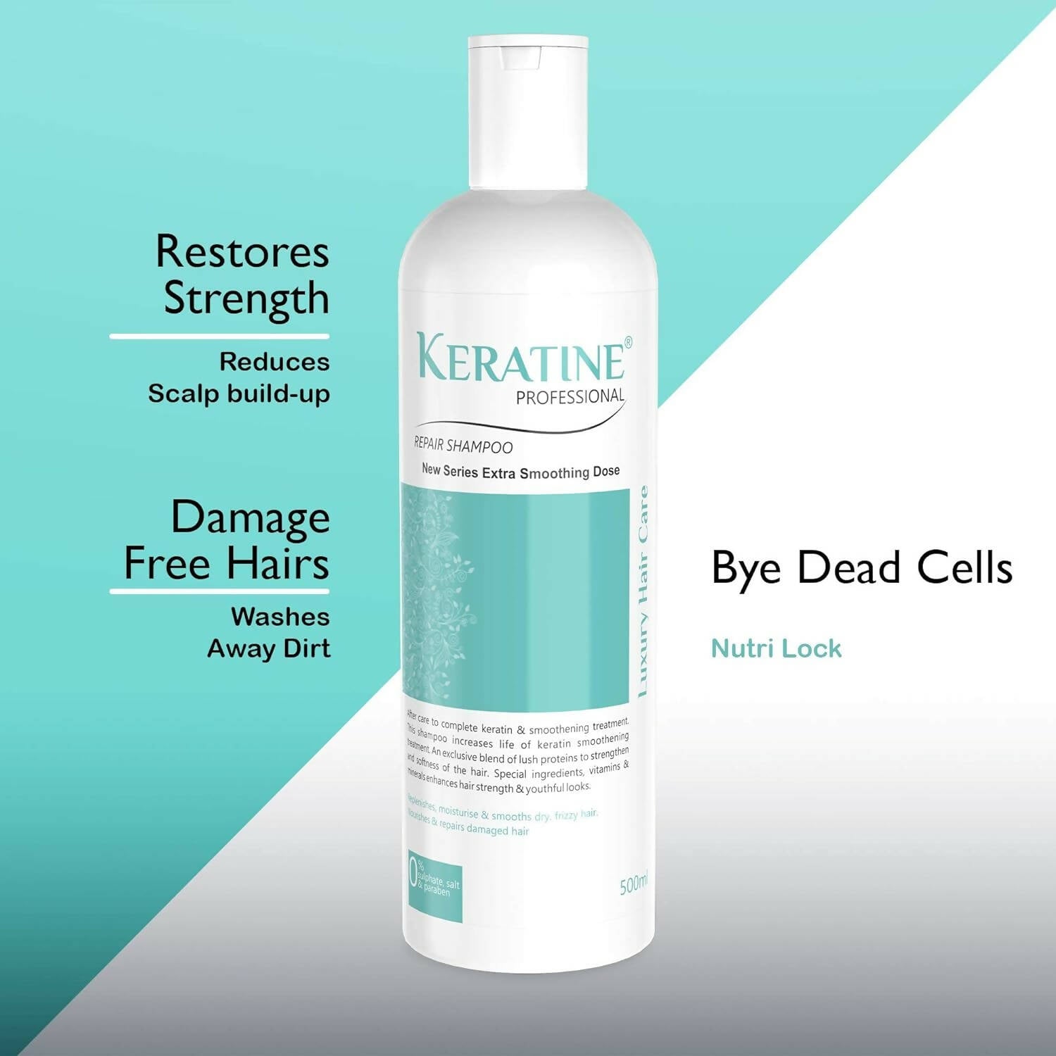 Keratine Professional Smoothing Repair Shampoo | Grocsy